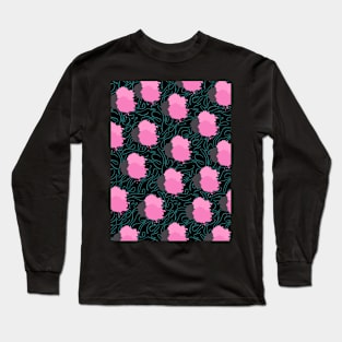 Three Colors Pattern Long Sleeve T-Shirt